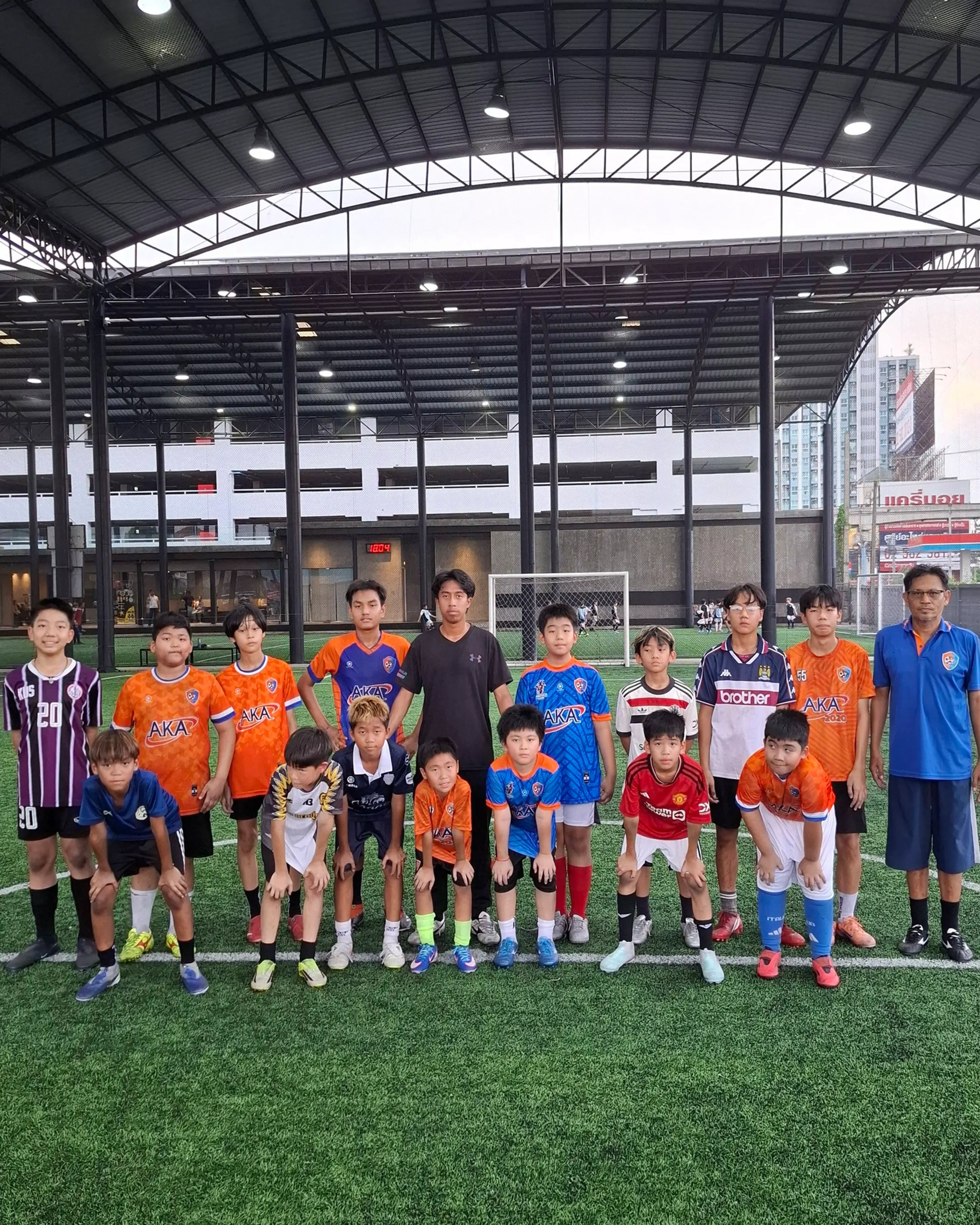 บรรยากาศคลาสฟุตบอลเด็กที่ Kskill Academy เลียบด่วนรามอินทรา